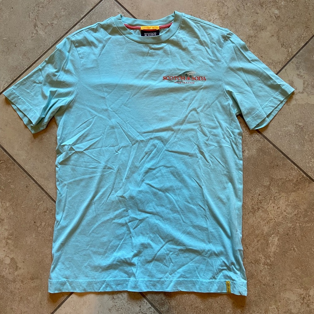 Scotch & Soda Sky Blue Short Sleeve Tee